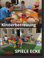 SPIELE ECKE Kinderbetreuung